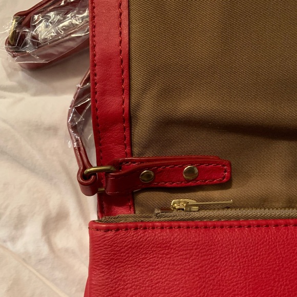 J. CREW Tillary Purse Crossbody Clutch Poppy Red - Picture 13 of 14